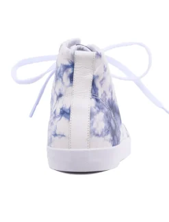 Best Sale Evie Lou Hologram Tie-Dye Sneaker, Blue