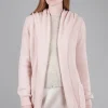 Sale Evie Lou Hooded Sweater Duster, Rose