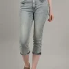 Online Evie Lou Hr Ami Skinny Capri, Skylark Blue