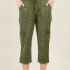 Discount Evie Lou Hurst Cargo Crop, Trellis Green