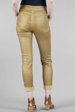 Fashion Evie Lou Iconic Stretch Jeans, Gold Stripe