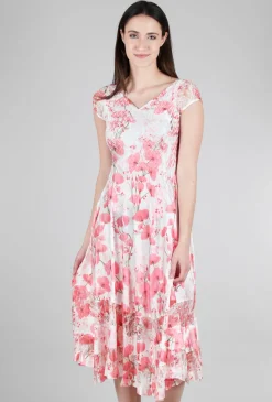 Clearance Evie Lou Isa Bloom Dress, Pink