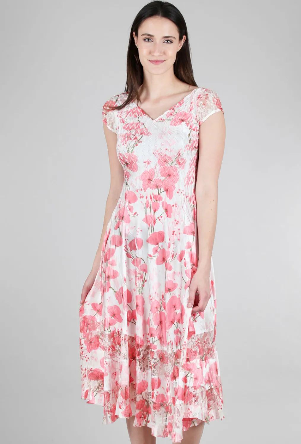 Clearance Evie Lou Isa Bloom Dress, Pink