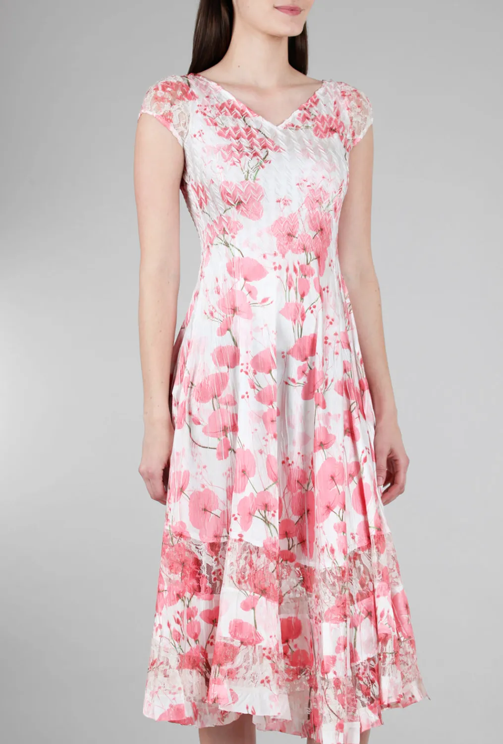 Clearance Evie Lou Isa Bloom Dress, Pink
