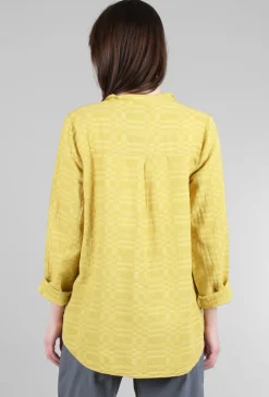 Cheap Evie Lou Jacquard Swing Top, Citrus