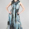 New Evie Lou Kaiga Dress, Blue Multi