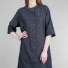New Evie Lou Kamiko Denim Dress, Blue