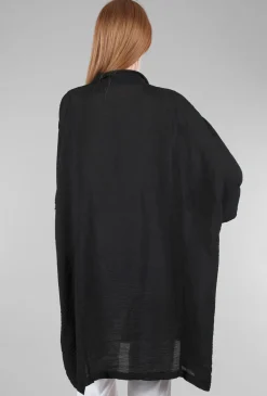 Best Evie Lou Kimono Shirt Dress, Black