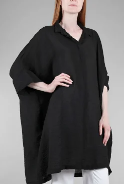Best Evie Lou Kimono Shirt Dress, Black