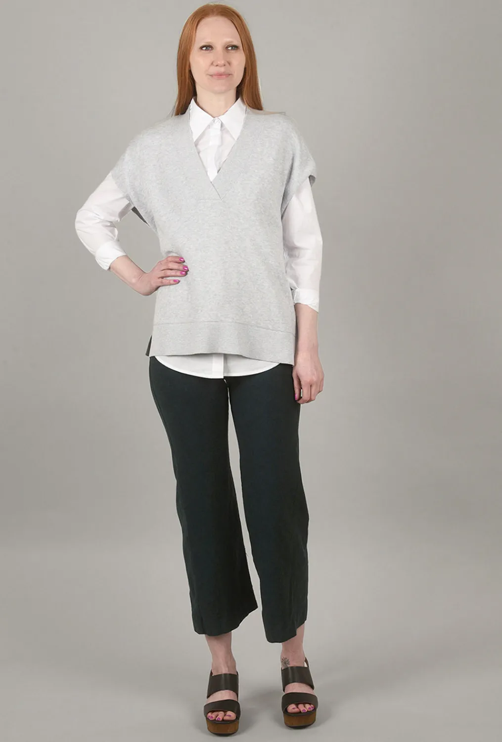 Clearance Evie Lou Kinross V Popover, Gris