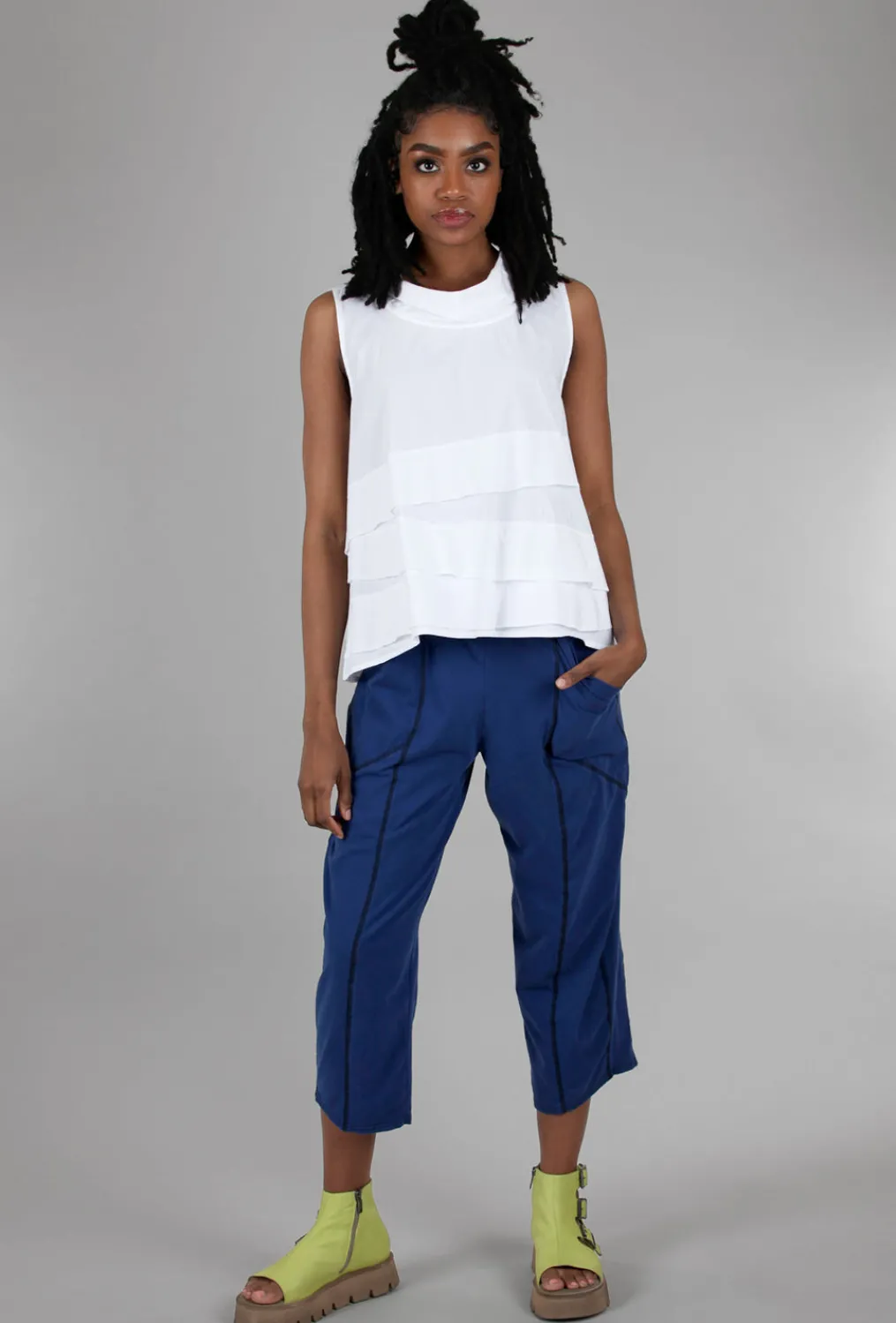 Sale Evie Lou Leilani Tank, White