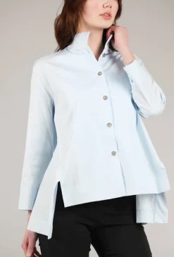 Flash Sale Evie Lou Liberty Blouse, Hydrangea Blue