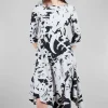 Discount Evie Lou Lita Dress, Melrose Gris Print