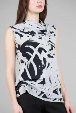 Shop Evie Lou Liza Top, Melrose Gris