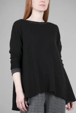 Cheap Evie Lou Long Angel Tee, Black