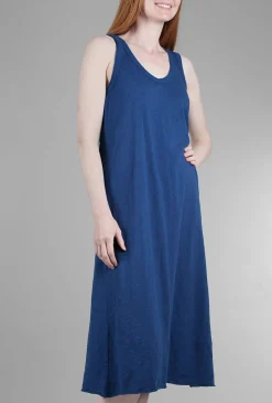 Best Evie Lou Long Easy A-Line Dress, Royal Navy