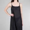 New Evie Lou Longer Cotton Slip, Black