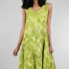 Online Evie Lou Longer Wave Dress, Lemongrass