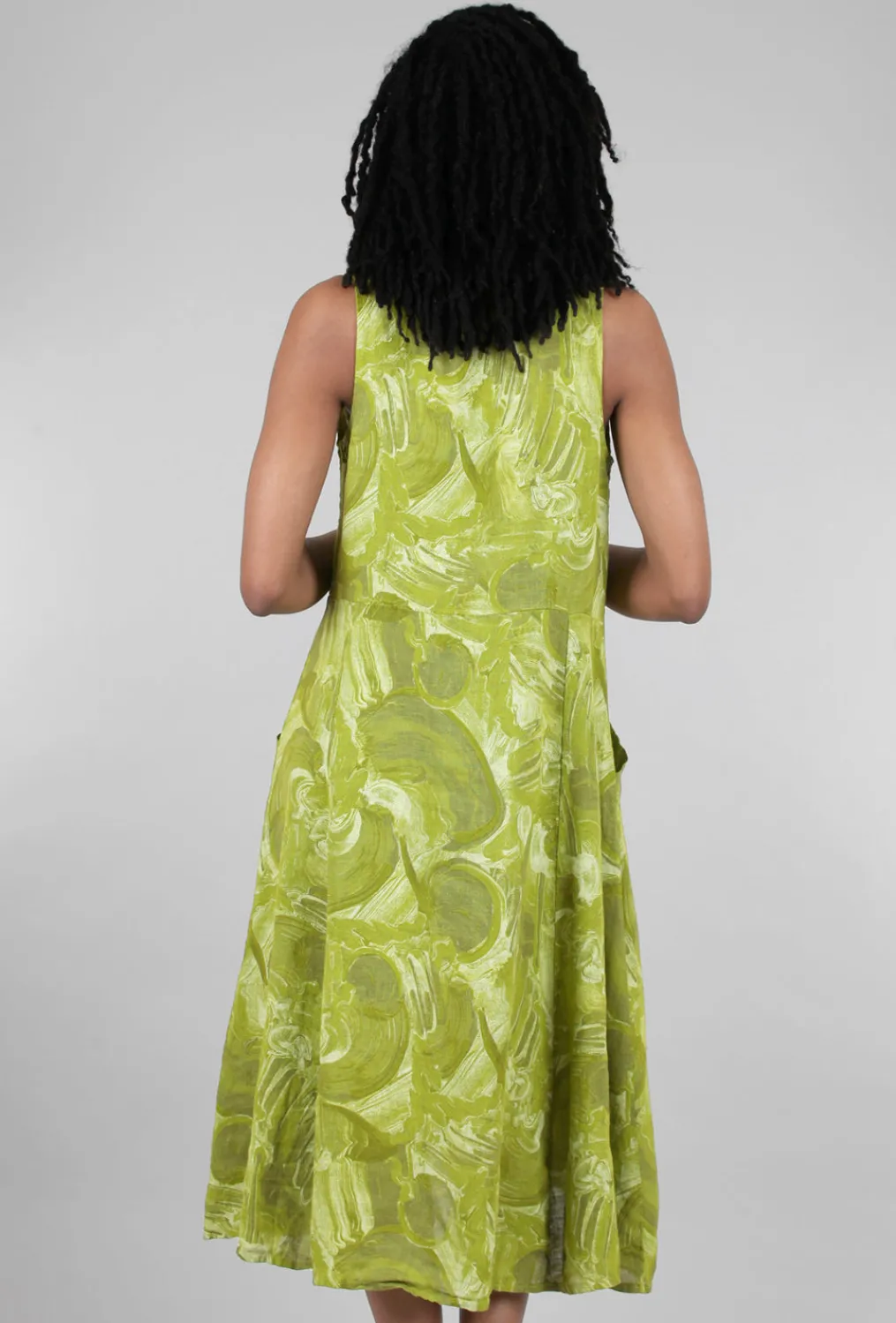 Online Evie Lou Longer Wave Dress, Lemongrass