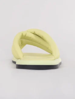Best Evie Lou Lotta Cross Mule Sandal, Butter