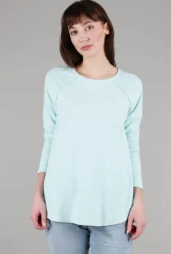 Online Evie Lou L/S Ruched Back Tee, Mente