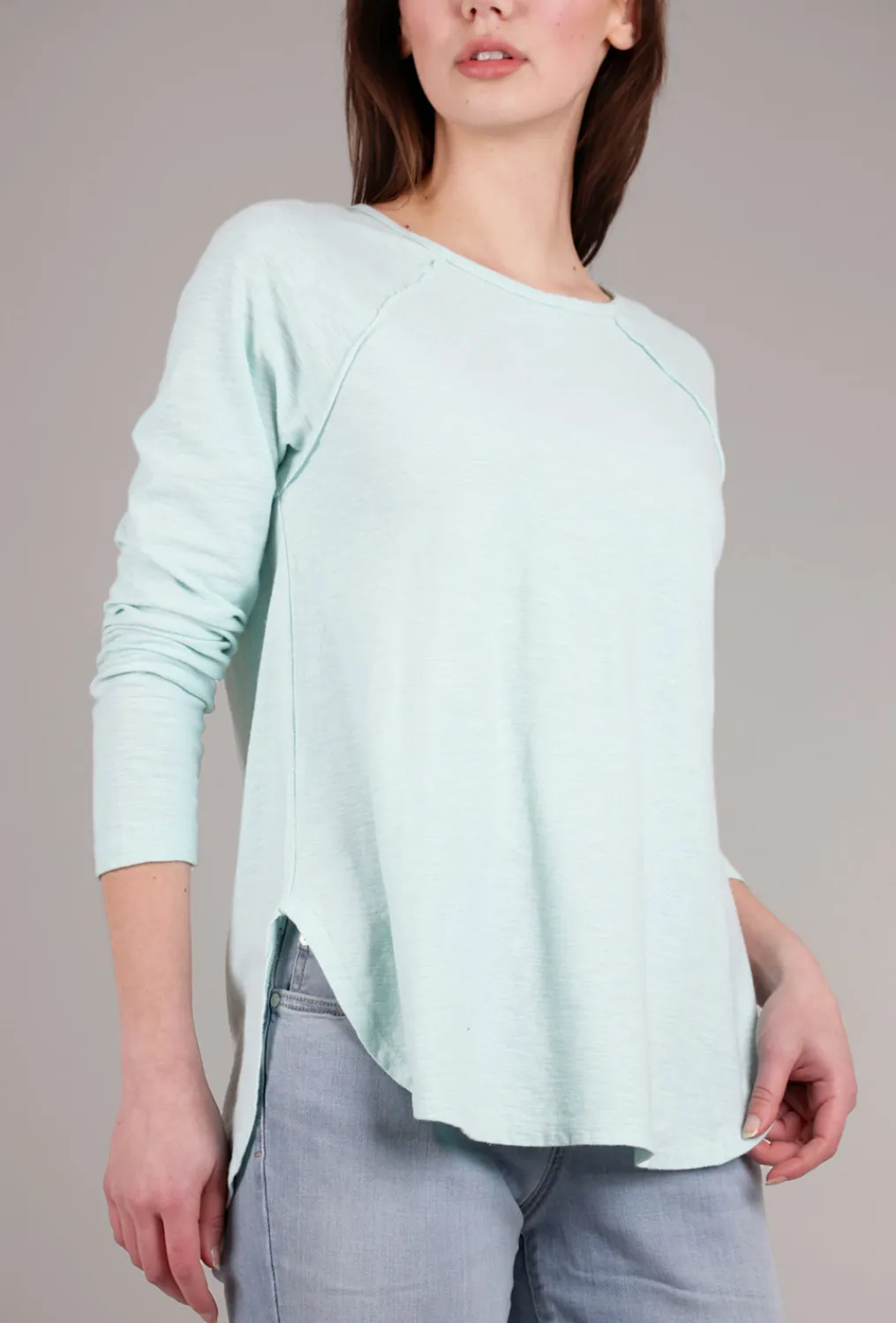 Online Evie Lou L/S Ruched Back Tee, Mente