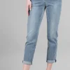 Discount Evie Lou Margot Girlfriend Jeans, Angel Blue Wash