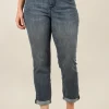 Flash Sale Evie Lou Margot Girlfriend Jeans, Caliente Blue