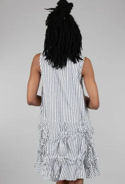 Best Evie Lou Matilda Tunic, White/Murphy Stripe