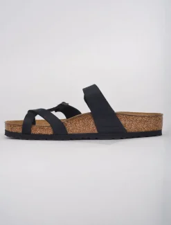 Online Evie Lou Mayari Sandal, Black Oiled