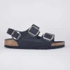 Shop Evie Lou Milano Big Buckle, Black Oil
