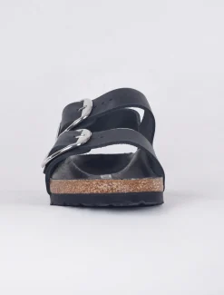 Shop Evie Lou Milano Big Buckle, Black Oil