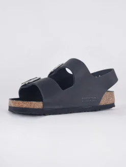 Shop Evie Lou Milano Big Buckle, Black Oil