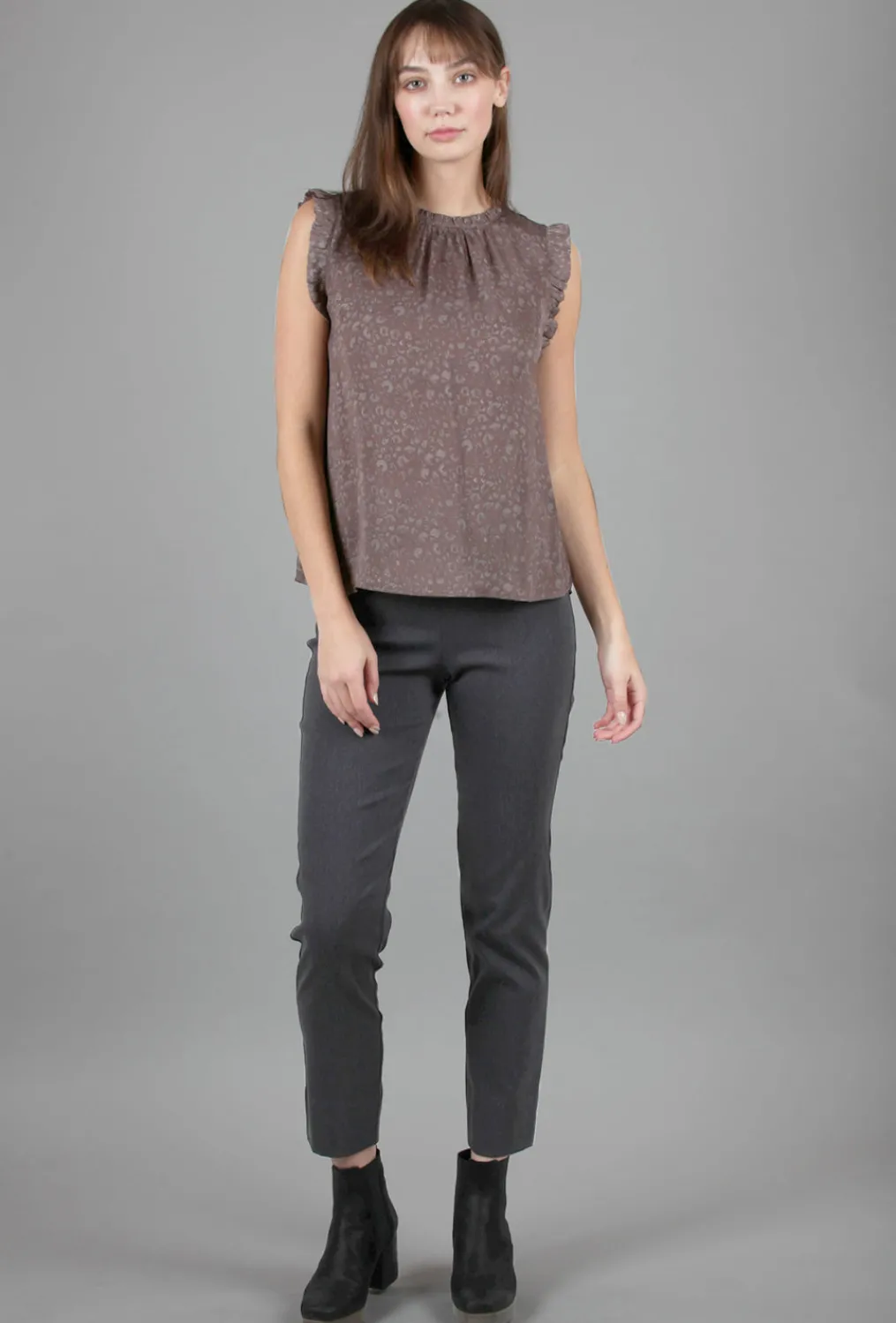 New Evie Lou Milo Pant, Charcoal