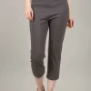 Clearance Evie Lou Mindy Cropped Pant, Dark Gray