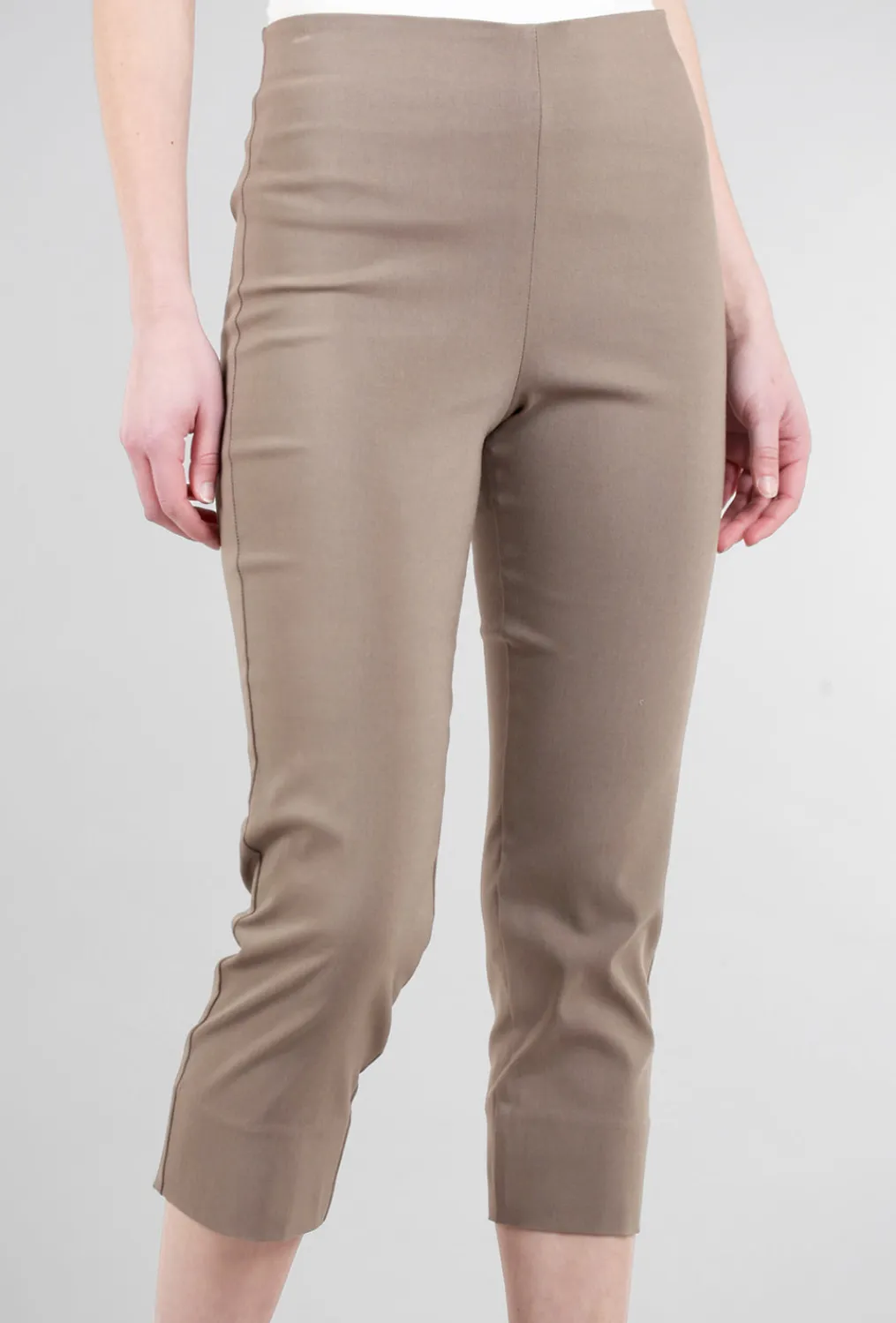 Shop Evie Lou Mindy Cropped Pant, Hazelnut