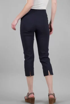 New Evie Lou Mindy Cropped Pant, Navy