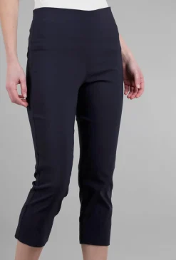 New Evie Lou Mindy Cropped Pant, Navy