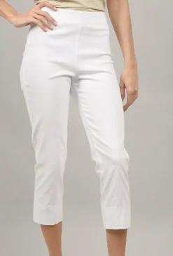 Best Sale Evie Lou Mindy Cropped Pant, White
