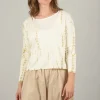 Best Evie Lou Mini Tie-Dye Sweater, White/Sand