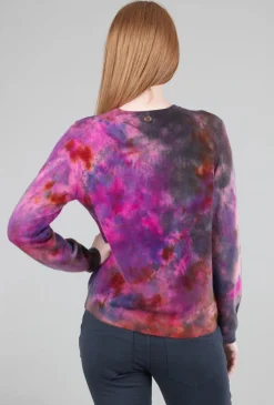 Sale Evie Lou Mottled Star Sweater, Ultraviolet