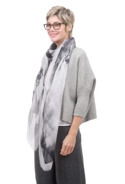 Discount Evie Lou New York 1916 Scarf, Gray
