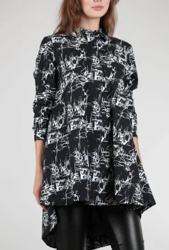 Cheap Evie Lou Newport Shirt, Black Etching