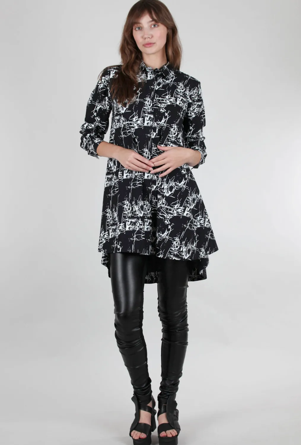 Cheap Evie Lou Newport Shirt, Black Etching