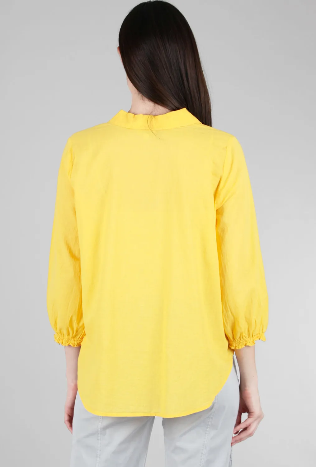 Best Sale Evie Lou Nila Relaxed Shirt, Gold Fusion