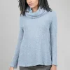 Store Evie Lou Nubbly Knit Cowl Pullover, Tidal