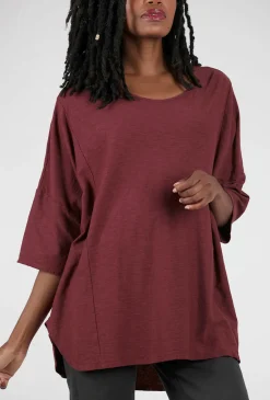 Discount Evie Lou Oversized Lcj Pullover, Barnwood