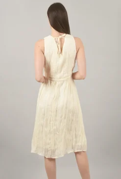 Cheap Evie Lou Overstitch Crinkle Sundress, Ivory