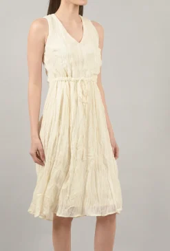 Cheap Evie Lou Overstitch Crinkle Sundress, Ivory