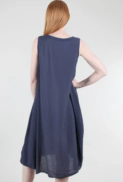 New Evie Lou Parachute Bubble Dress, Nightsky Blue
